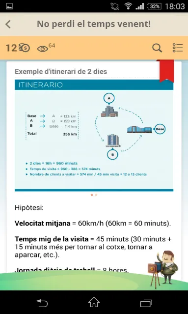 Exemple d'itinerari de 2 dies