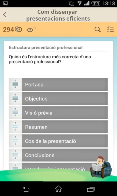 Estructura presentació professional