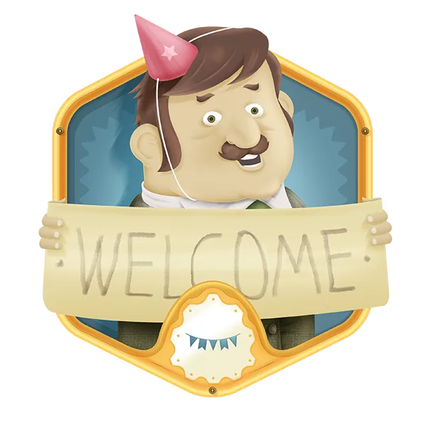 Badge welcome