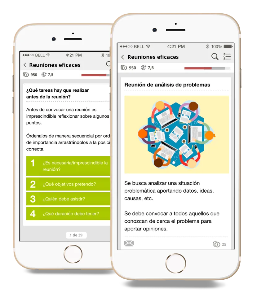Microlearning - reuniones eficaces Microlearning - reuniones eficaces