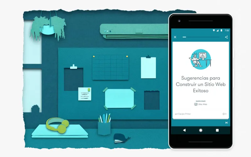 Primer. Google. Microlearning Ejemplo de Microlearning - Primer