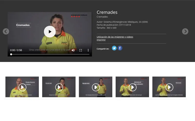 Microlearning - SEM - Microvideos Primeros auxilios Microlearning - SEM - Microvideos Primeros auxilios