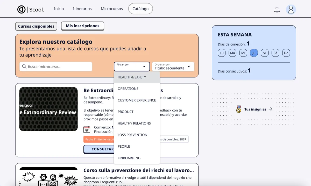 Microlearning - Catálogo de contenidos Microlearning - Catálogo de contenidos