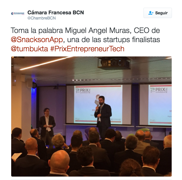 Cámara francesa. PrixentrepeneurTech
