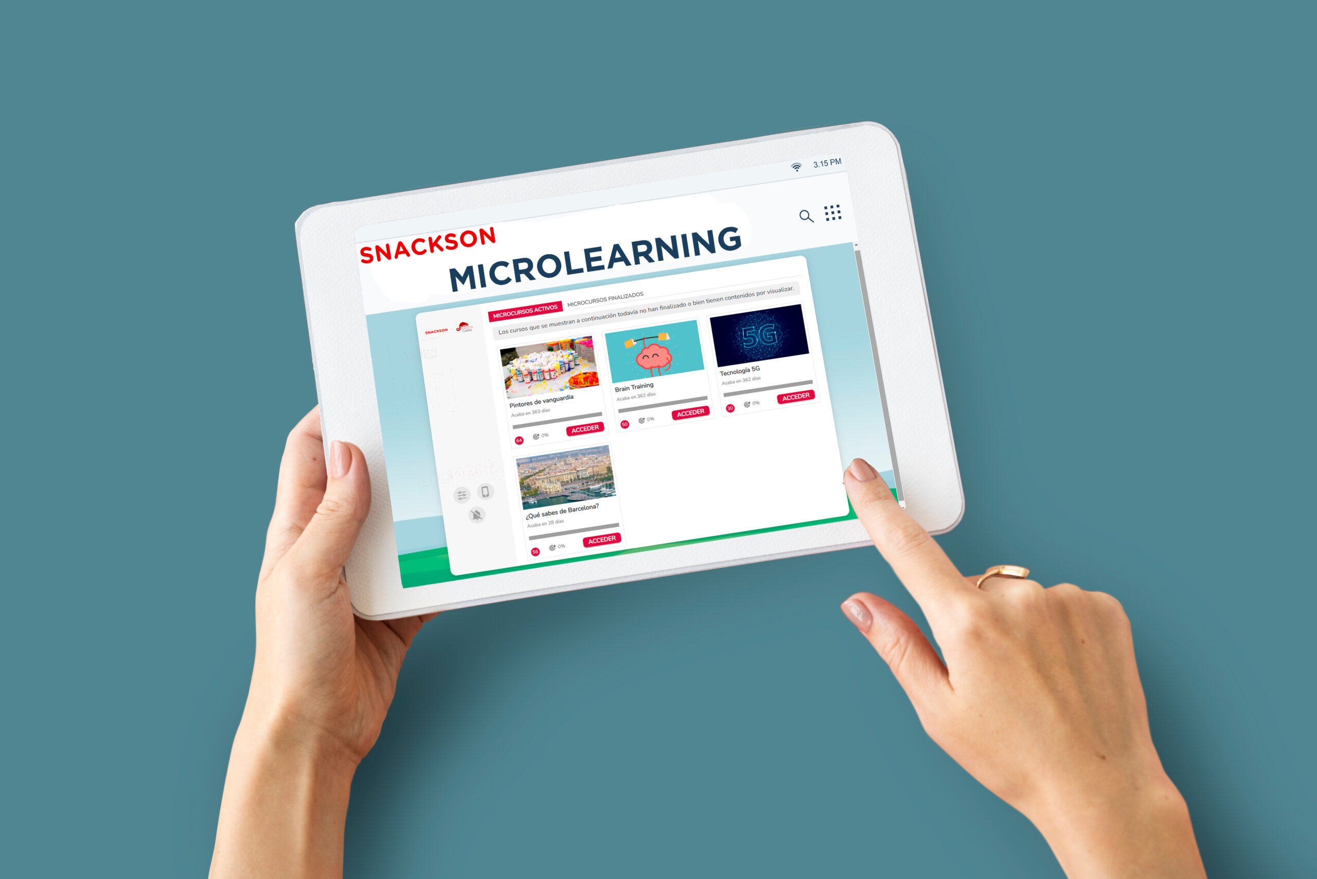 Prueba los cursos de Snackson