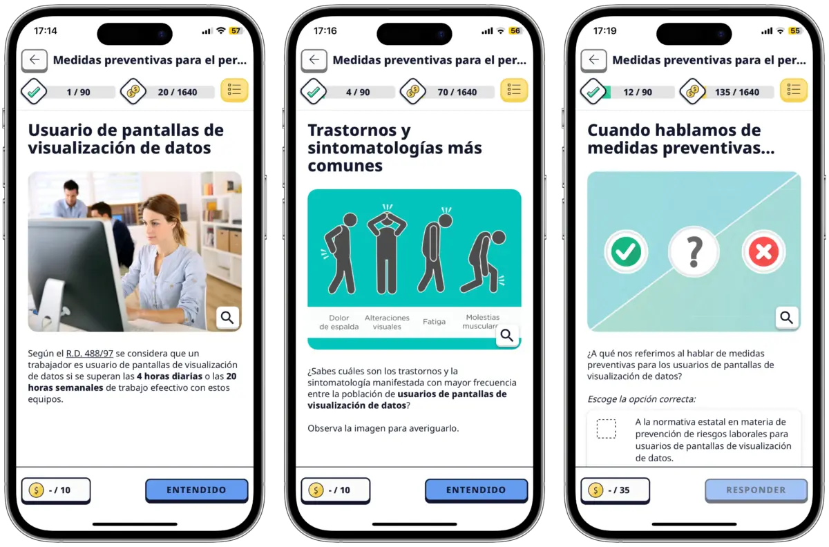 Microcurs: Mesures preventives per al personal administratiu 2 Mesures preventives per al personal administratiu